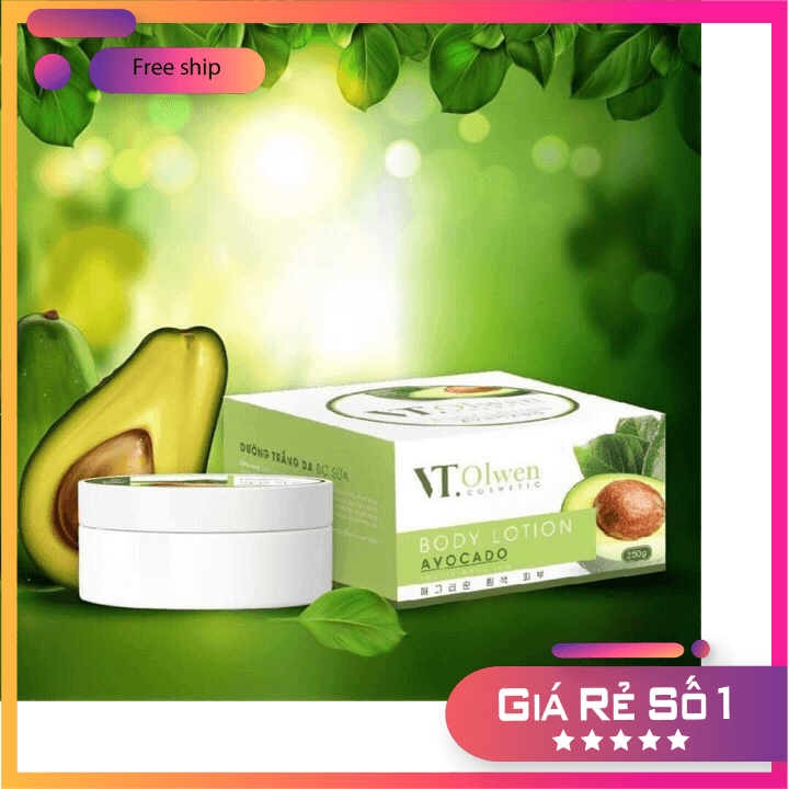 [HCM]Kem Body Bơ Sữa Dưỡng Trắng Da VT OLWEN CHÍNH HÃNG