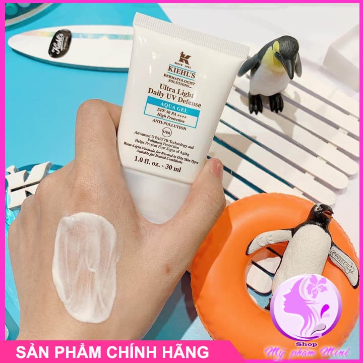 Kem chống nắng cho da dầu Kiehls Ultra Light Daily UV Defence Aqua Gel 5ml