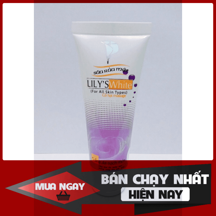[HCM]Sữa rửa mặt LilyS white trắng da-sạch nhờn