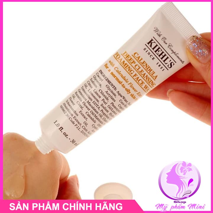 Sữa rửa mặt hoa cúc Calendula Deep Cleansing Foaming Face Wash 30ml