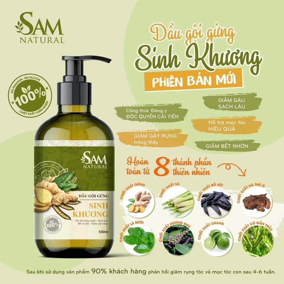 Dầu gội gừng Sinh Khương - Sam Natural