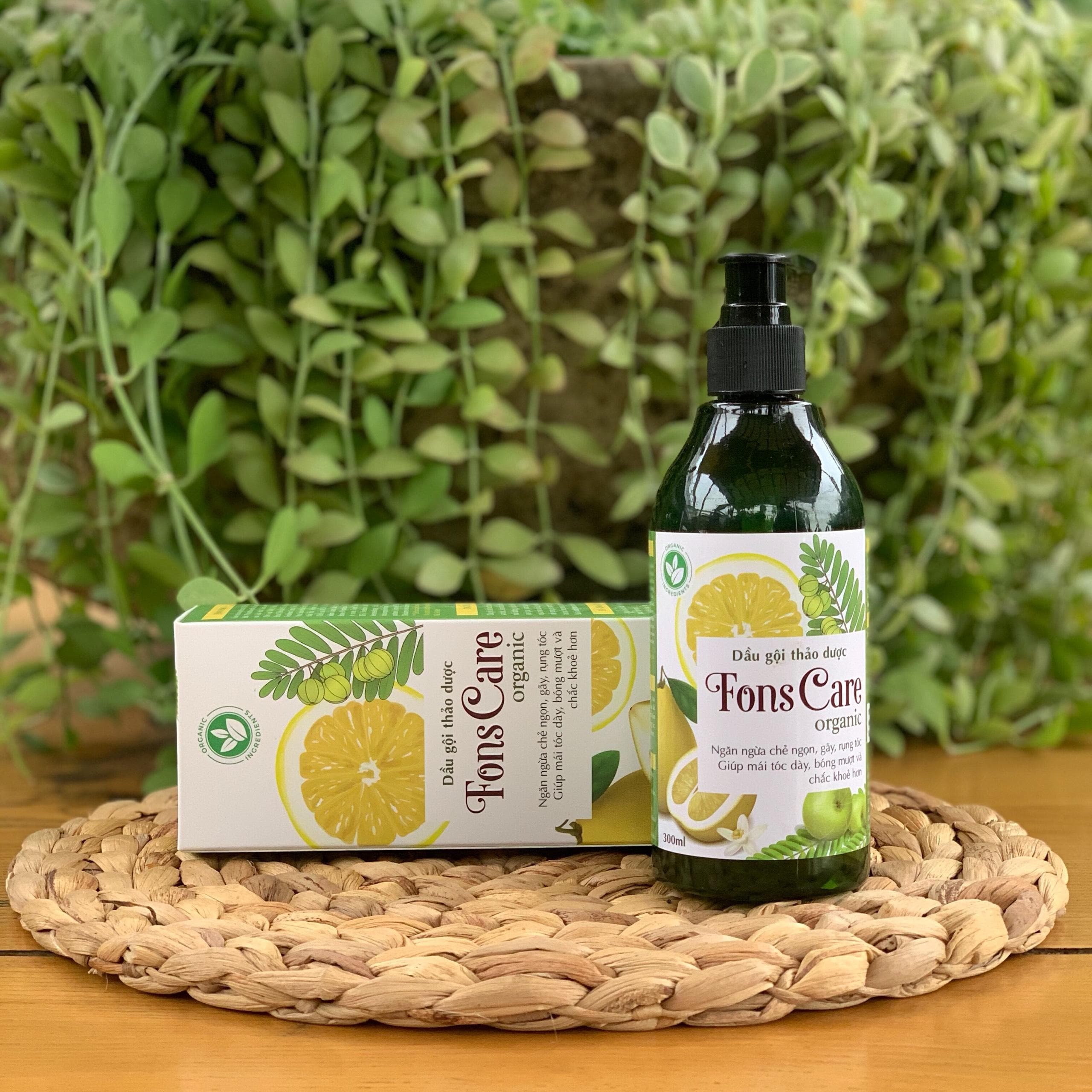 Dầu Gội Tinh dầu Bưởi và Thảo Dược Thiên Nhiên Fons Care 300ml