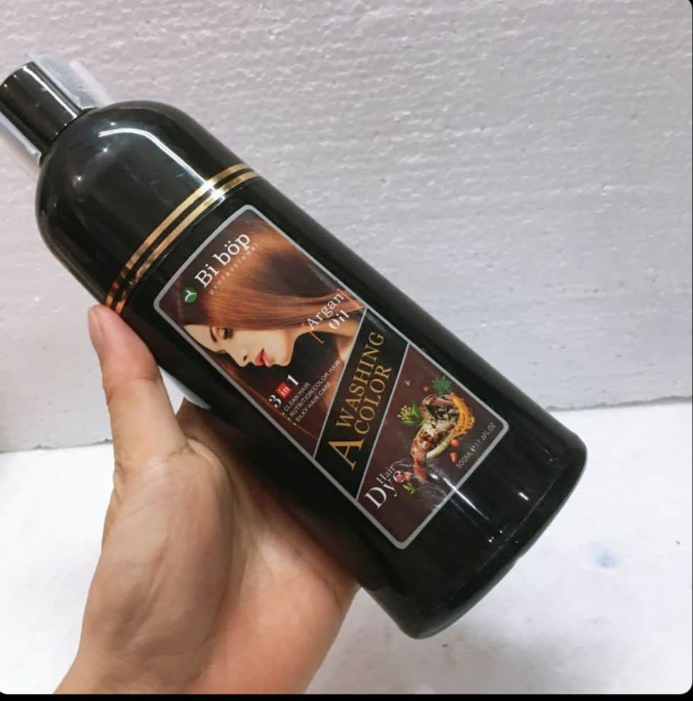 Xả kho 3 ngày - Dầu gội phủ nâu Bibop dầu Argan