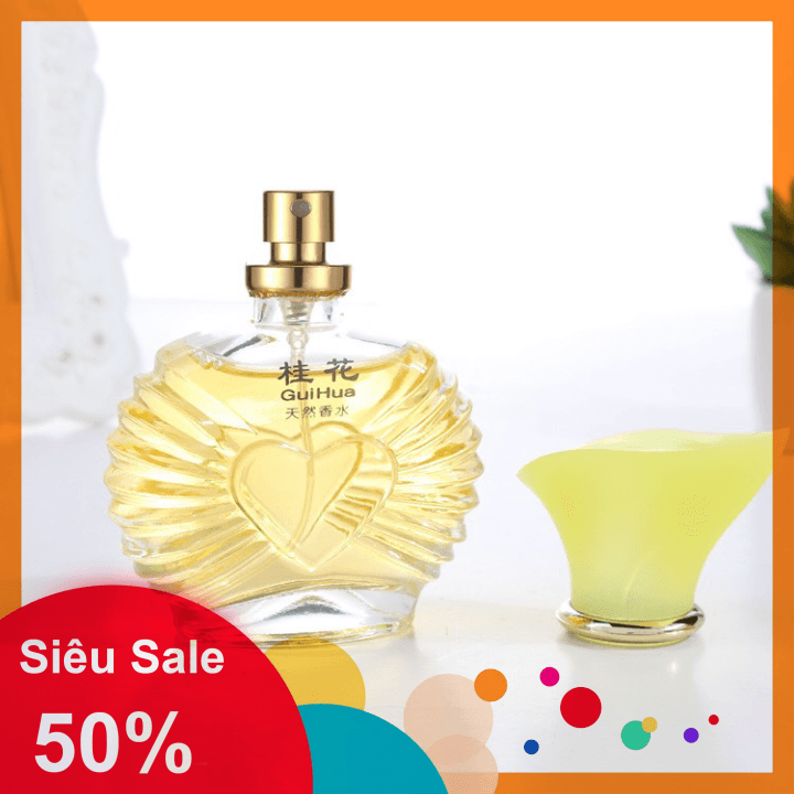[TẶNG KEM DƯỠNG DA TAY 30ML] Nước hoa nữ Guihua - CAVALI - Chai 50ml nội địa Trung hương thơm ngọt ngào lưu hương dài lâu