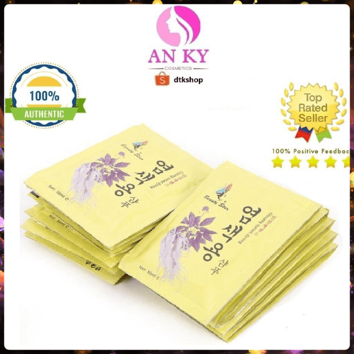 Combo 5 Gói Dầu Gội Đen Tóc Sâm Hàn Quốc