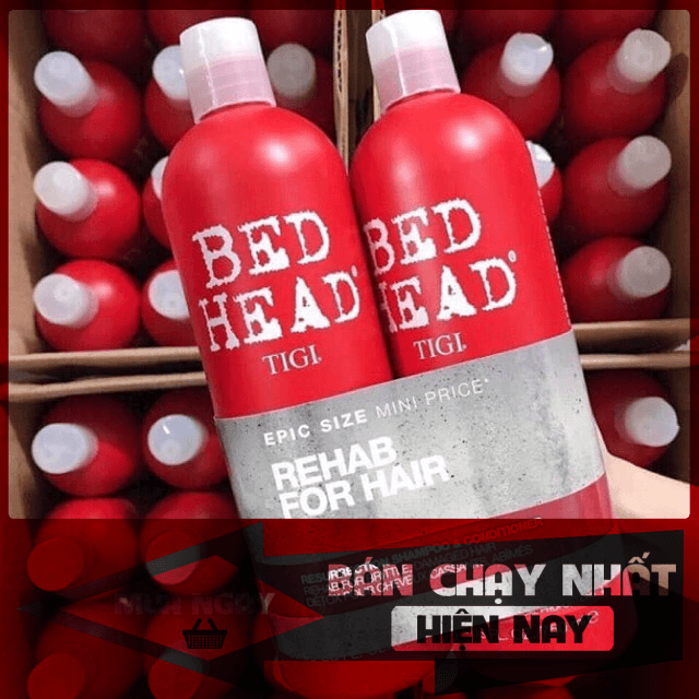 Cặp Dầu Gội Dầu Xả Tigi Đỏ 750ml