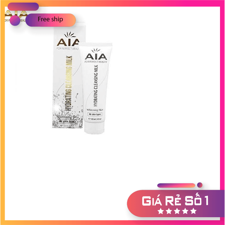 [HCM]Sữa rửa mặt sáng da - Se khít lỗ chân lông AIA COSMETICS (120ml) CHÍNH HÃNG
