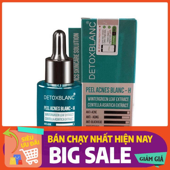 Serum trị mụn peel da lộc đề DETOX BLANC số 13 chính hãng
