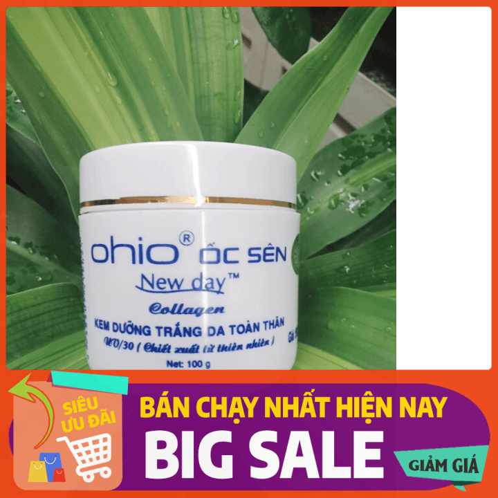 [HCM]Kem dưỡng trắng body OHIO ốc sên 100g