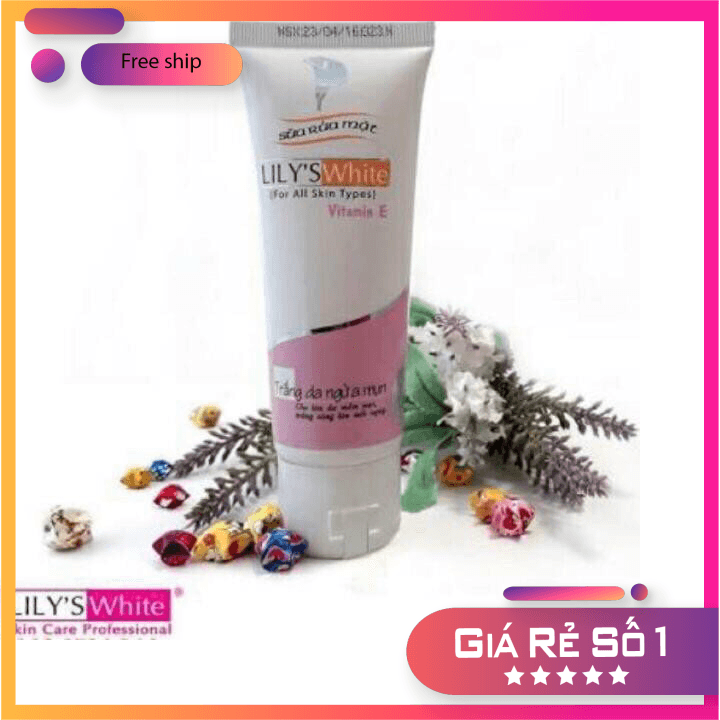 [HCM]Sữa rửa mặt sáng da - ngừa mụn Lily’s white CHÍNH HÃNG