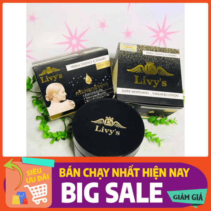 [HCM]Kem dưỡng trắng Body livy’s mẫu mới chống nắng