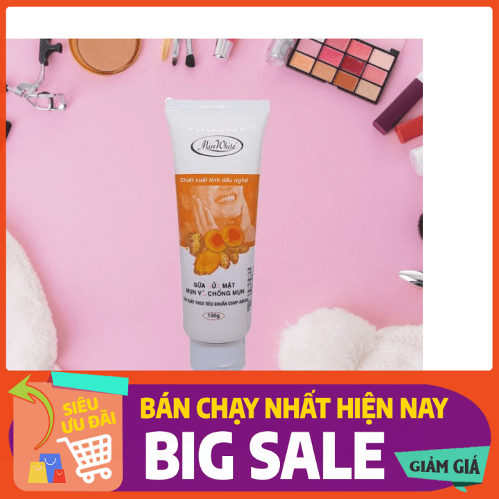 Sữa rửa Mặt MISS WHITE Mụn Và Chống Mụn 100g