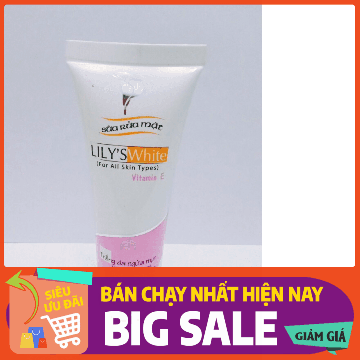 SỮA RỬA MẶT LILY WHITE TRẮNG DA NGỪA MỤN