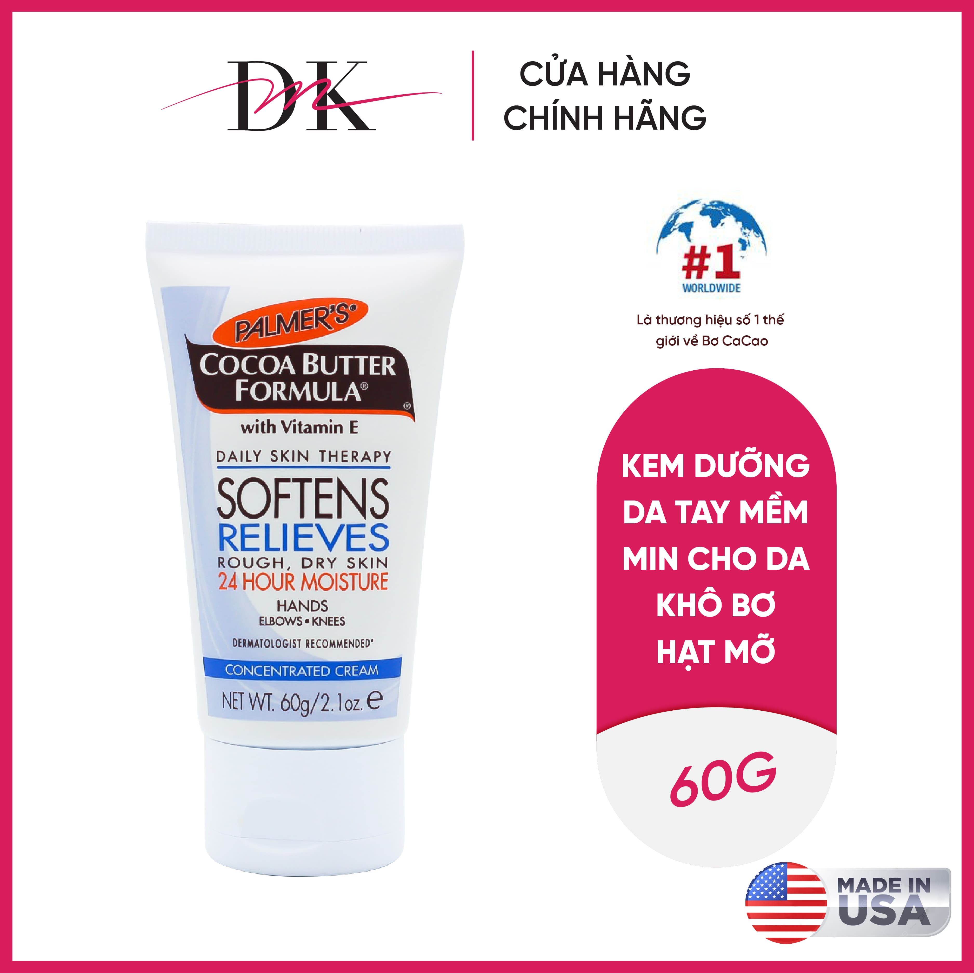 [HCM]Kem dưỡng da tay mềm mịn cho da khô Bơ Cacao Palmer’s 60g