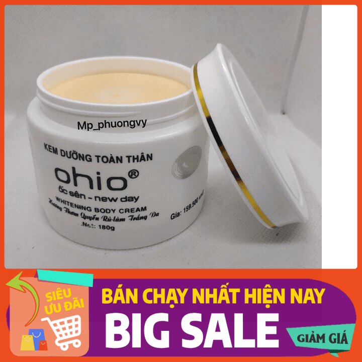 Kem Dưỡng Trắng Body Ohio 150g