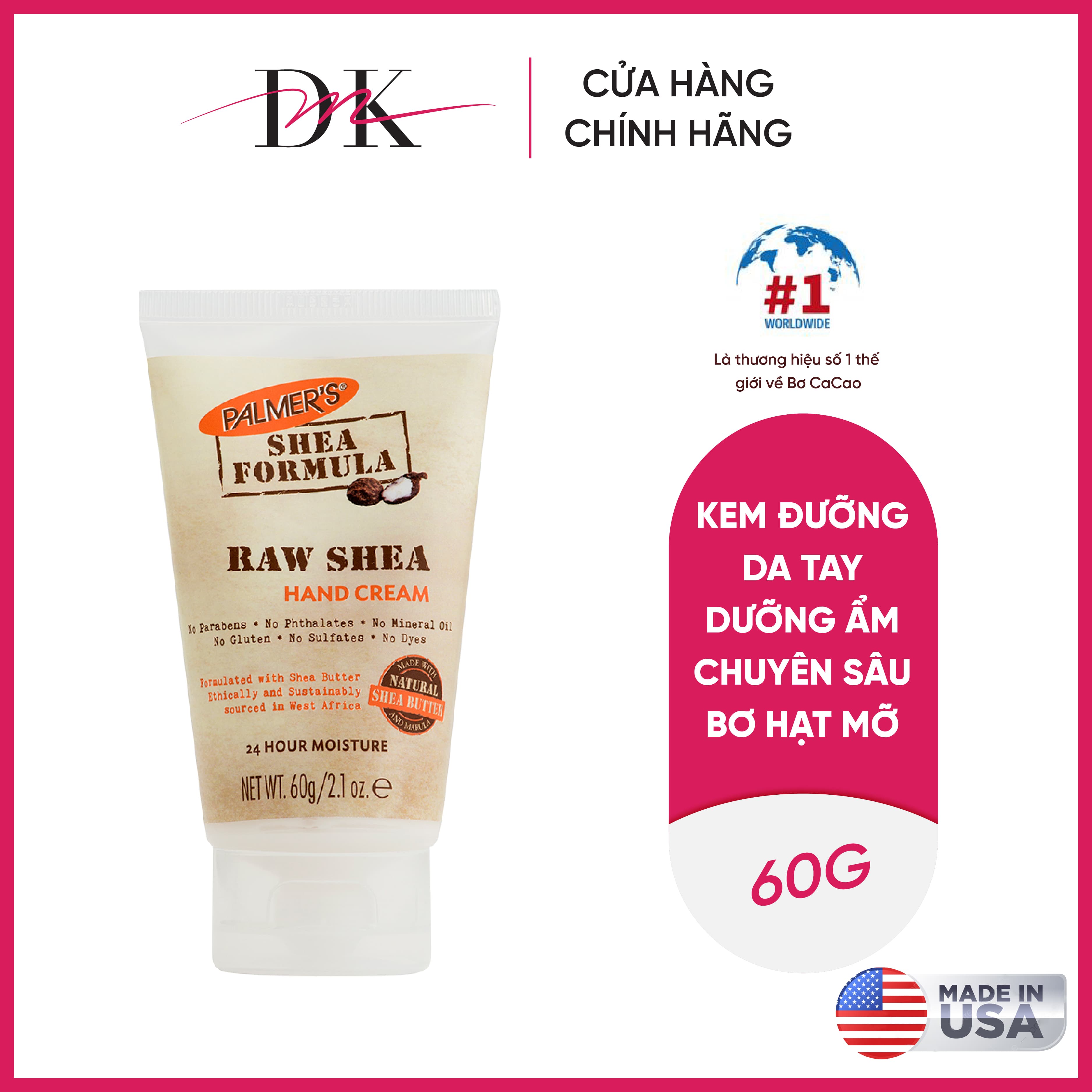 [HCM]Kem dưỡng ẩm da tay Bơ hạt mỡ Palmer’s 60g