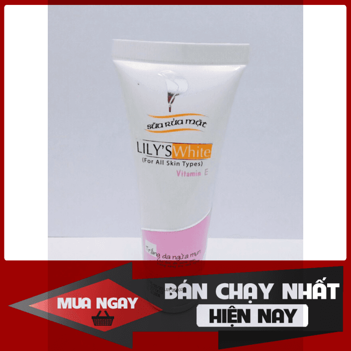 [HCM]SỮA RỬA MẶT LILY WHITE TRẮNG DA NGỪA MỤN