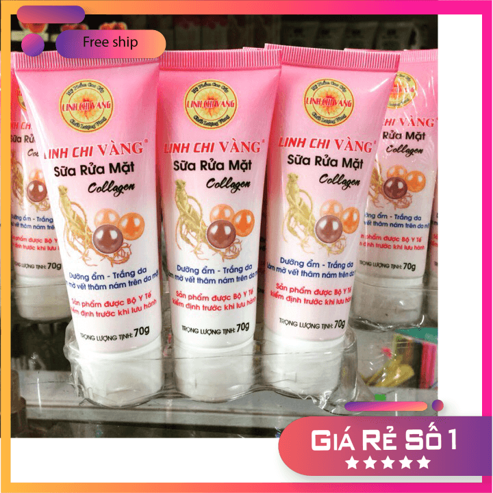 [HCM]Sữa rửa mặt Linh Chi Vàng CHÍNH HÃNG