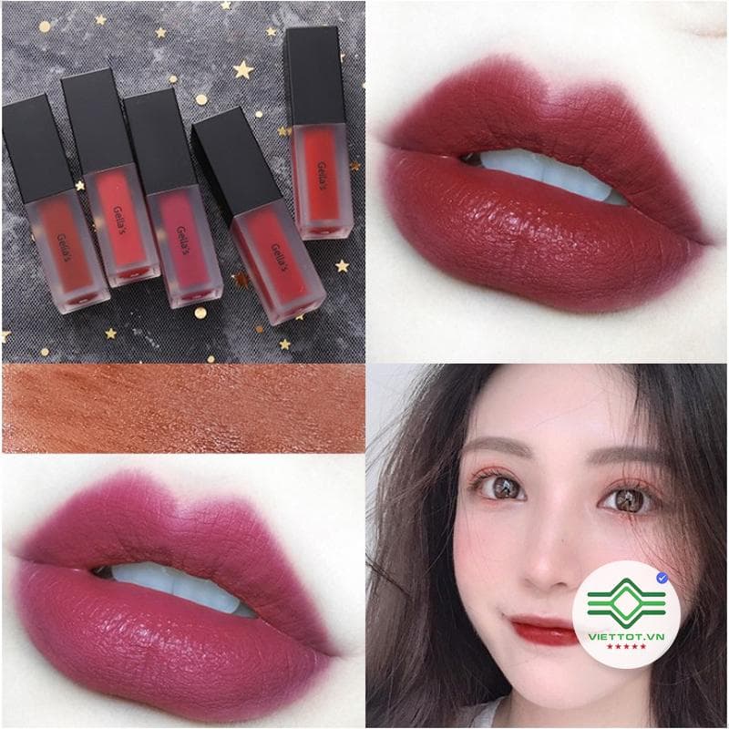 Son Kem Lì Gellas Matte Hàng Nội Địa Trung VT127