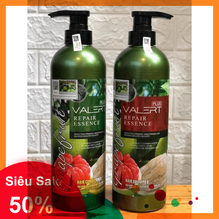 Cặp dầu gội xả tinh chất bưởi - Cavali - 385mlx2 giúp tóc suông mượt giảm gãy rụng
