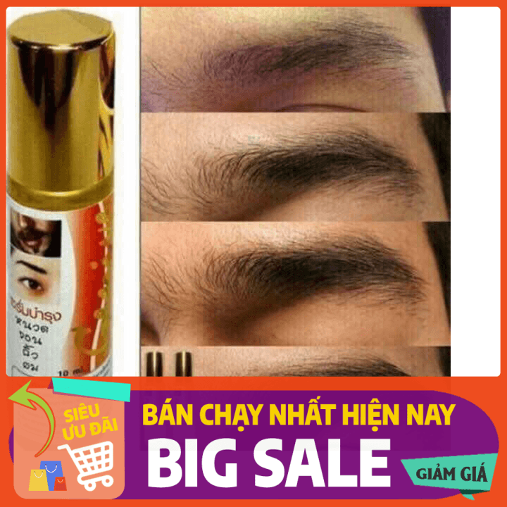 [HCM]GENIVE THÁI LAN serum-Chai lăn kích thích mọc râu chân mày