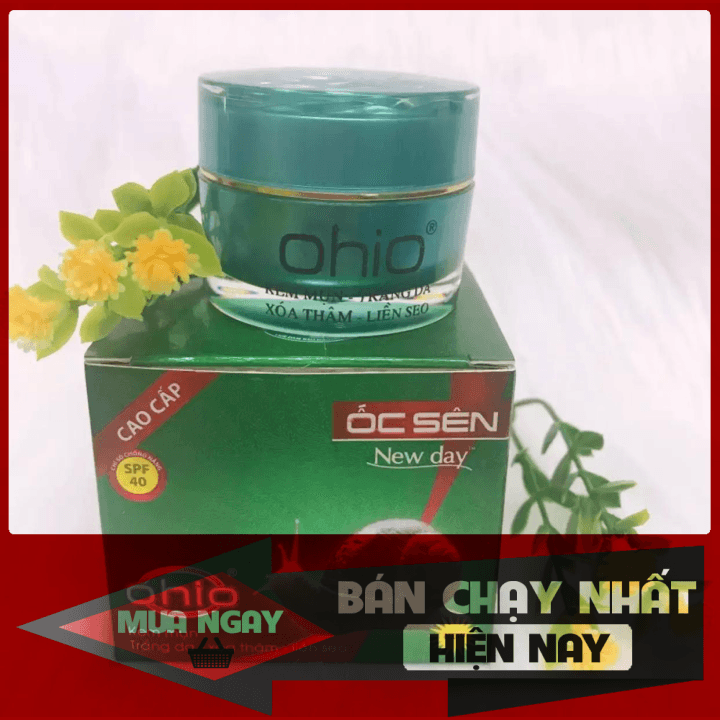 KEM TRỊ MỤN - TRẮNG DA - XÓA THÂM - DỊ ỨNG OHIO ỐC SÊN 18g
