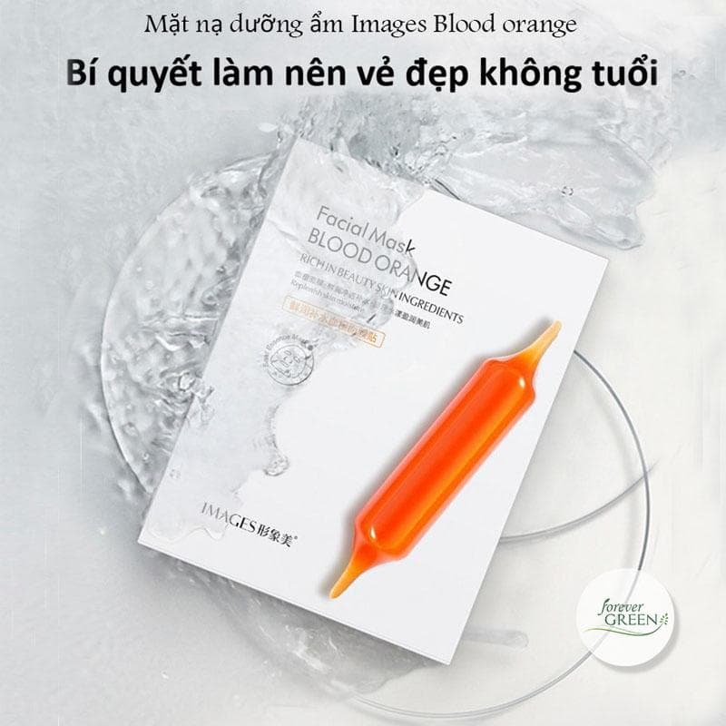 Mặt nạ giấy dưỡng trắng da Images chiết xuất cam đỏ MC117