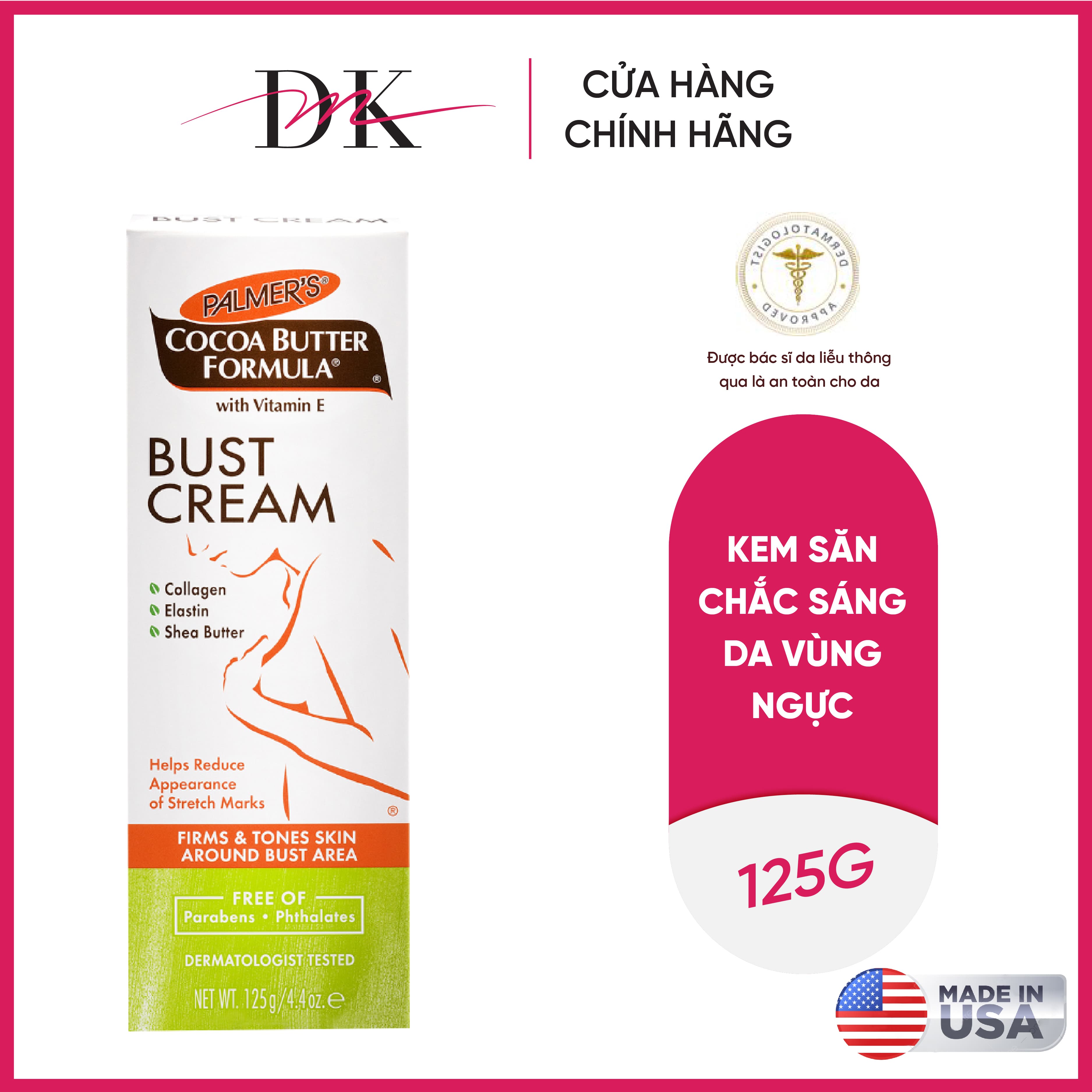 [HCM]Kem dưỡng săn chắc da vùng ngực Palmers 125g