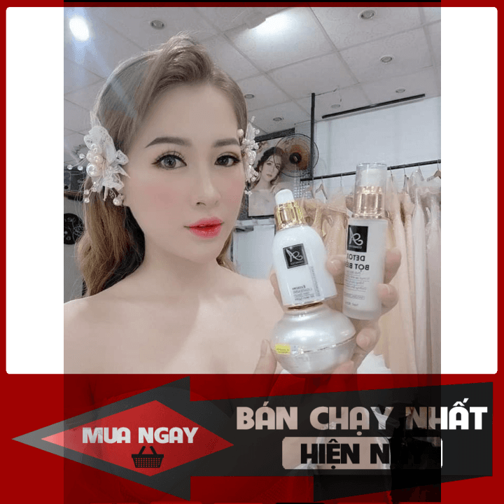 combo Kem face pháp A cosmetics 50g detox bọt biển A cosmetics 80ml serum spot esence A cosmetics phương anh 50ml