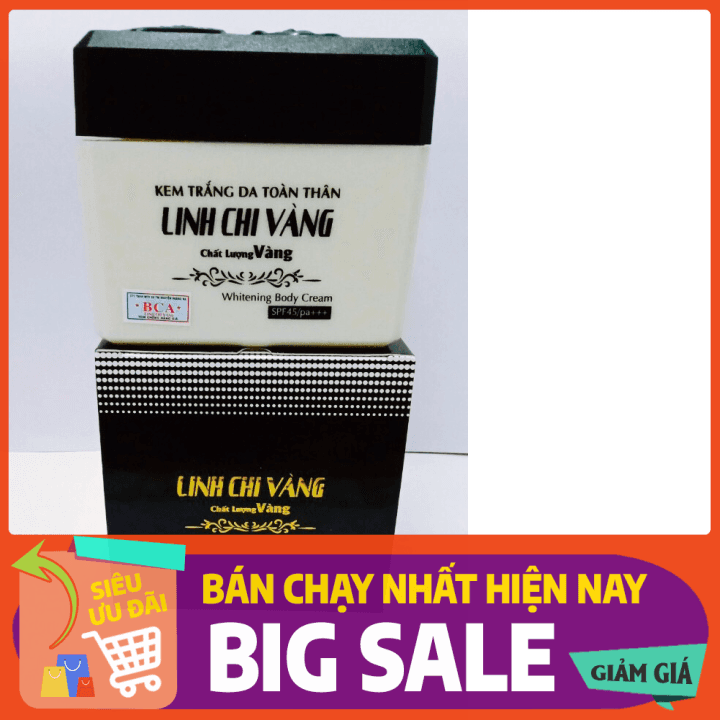 kem dưỡng trắng body vip linh chi vàng