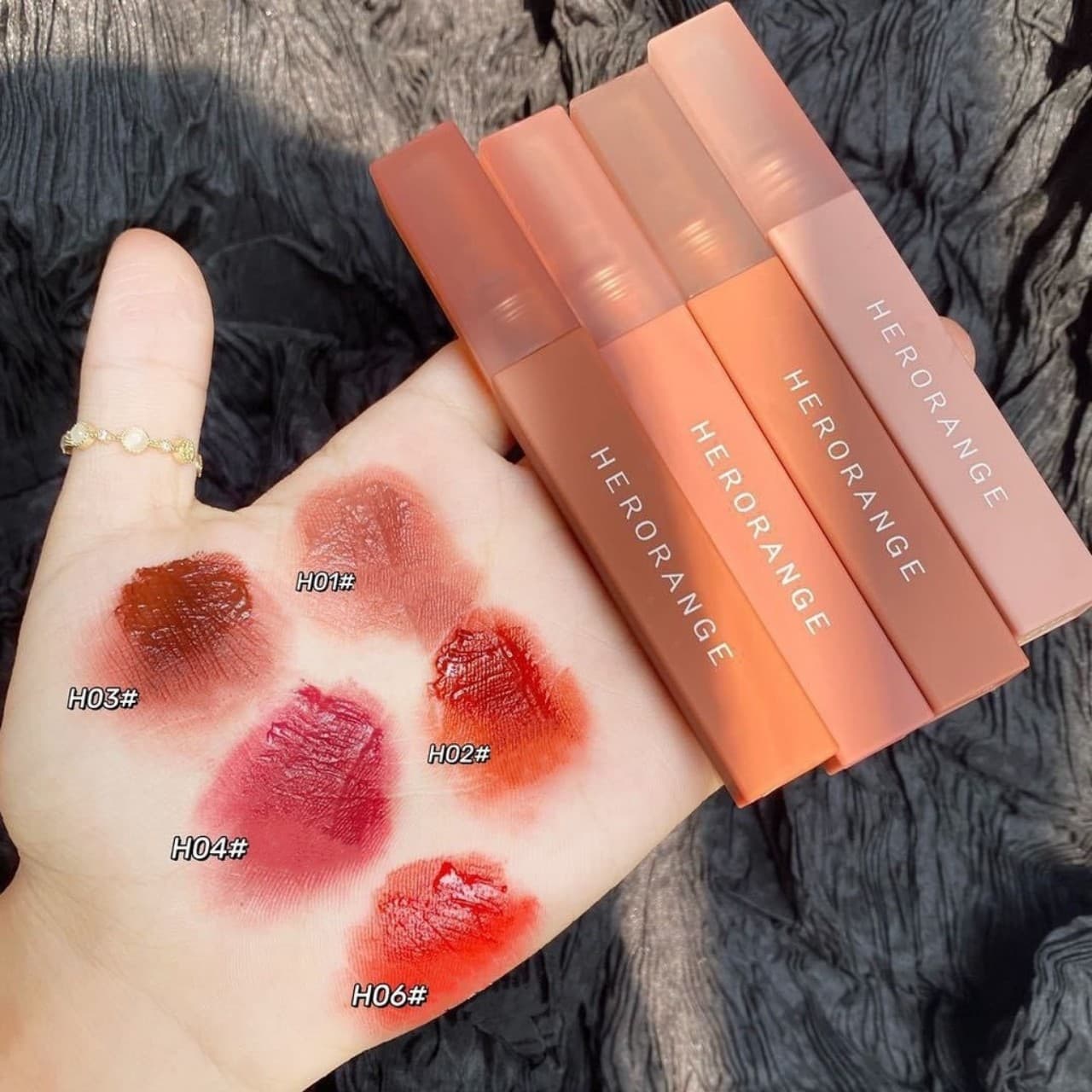 [MẪU MỚI LOẠI XỊN] Son kem nhung lì Herorange - CAVALI - Hàng nội địa Trung chất son lì mịn môi kháng nước