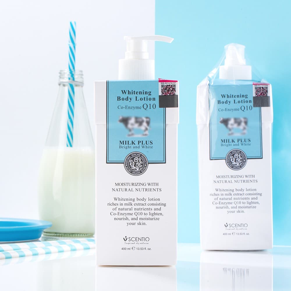 [HCM]Sữa Dưỡng Trắng Da MILK PLUS Bright & White Whitening Body Lotion Co Enzyme Q10 Thái Lan