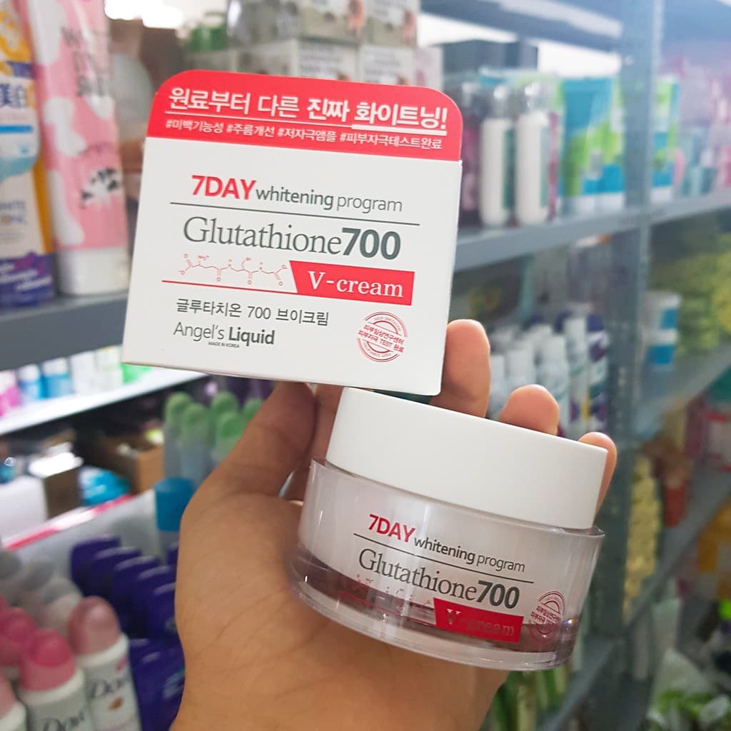 Kem Dưỡng Trắng Da 7 Day Whitening Glutathione Angel liquid 30g
