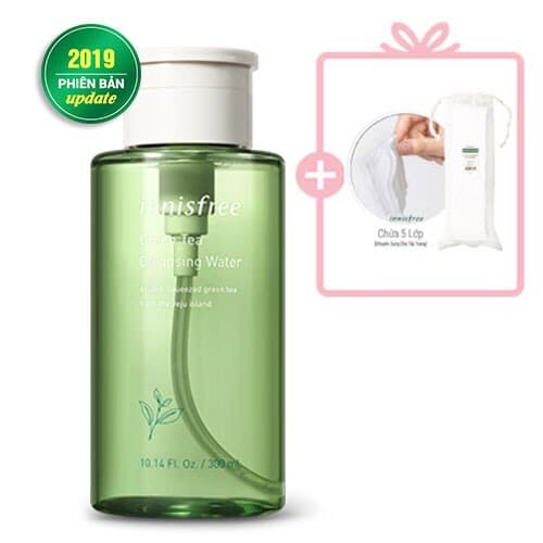 [HCM]NƯỚC TẨY TRANG TRÀ XANH INNISFREE GREEN TEA CLEANSING WATER 300ml