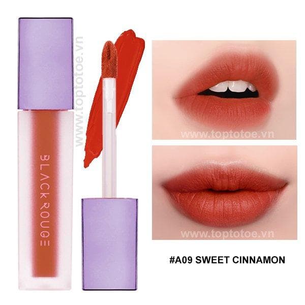 Son Kem Lì Black Rouge Air Fit Velvet Tint Mood Filter A09 Sweet Cinnamon