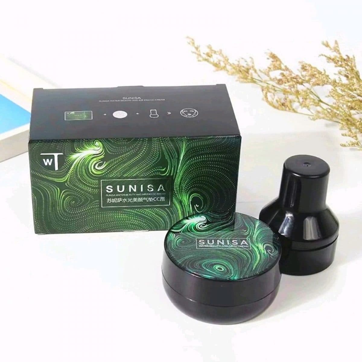 [HCM]Phấn nước Sunisa kem nền che khuyết điểm lâu trôi chống nước che phủ hoàn hảo 20g