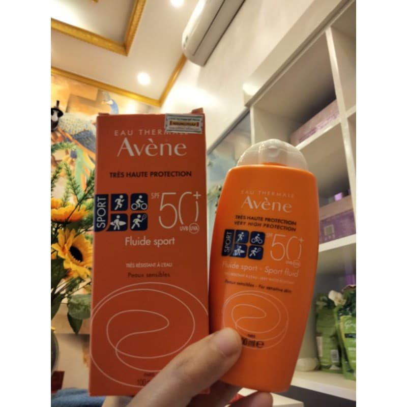 Kem Chống Nắng Avene Sport 100ml SPF 50+ Hoạt Động Ngoài Trời