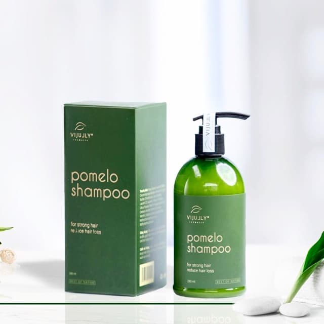 [z] ComBo 2 chai Dầu Gội Bưởi Cao Cấp ViJully - Kich Thich Mọc Tóc_Ngắn Ngừa Rụng Tóc 280ml