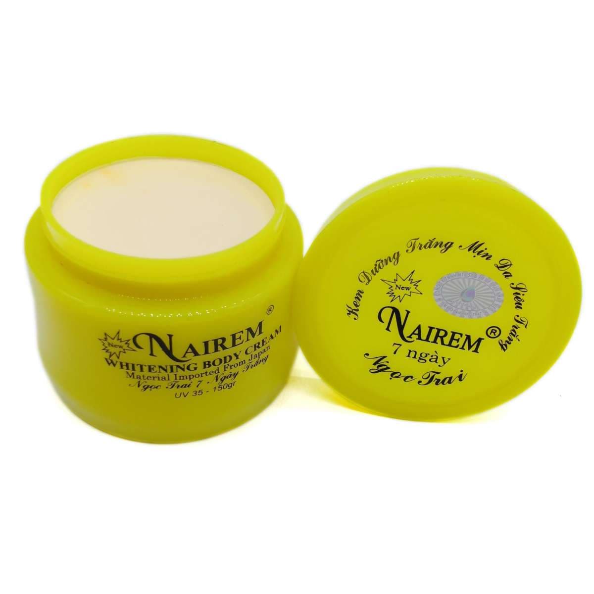[HCM]Kem dưỡng trắng da toàn thân Nairem 150g (Vàng)
