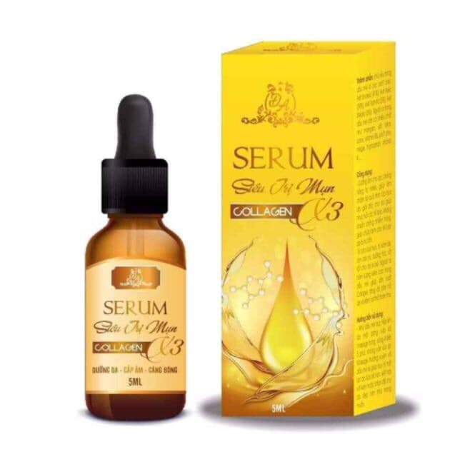 Combo 2 Serum Mụn Collagen X3 Đông Anh Chính hãng Vua Khử Mụn