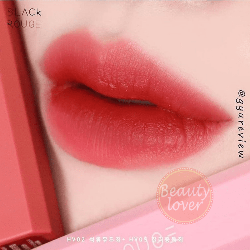[Mẫu mới 2021] Son Black Rouge Half N Half Water Velvet –  Blackrouge Chính Hãng - Beauty Lover Son Kem Lì Mịn Mượt Nhẹ Môi Bám Màu Tốt Giảm Lem Trôi