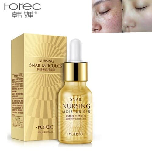 Serum Ốc Sên Nursing Snail Moisturiser Rorec Khử Nám  Tàn Nhang  Trắng Da 15ml