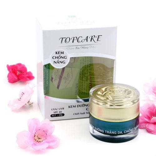 [HCM]Kem dưỡng trắng da - Chống nắng - Se khít lỗ chân lông TOPCARE 20G
