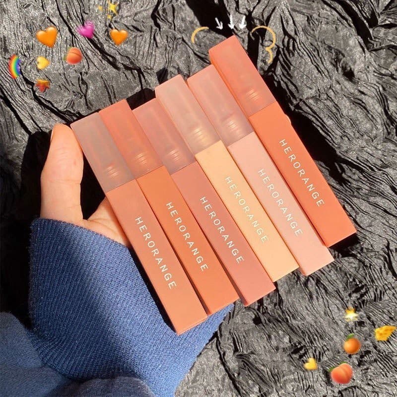 [MẪU MỚI LOẠI XỊN] Son kem nhung lì Herorange - CAVALI - Hàng nội địa Trung chất son lì mịn môi kháng nước