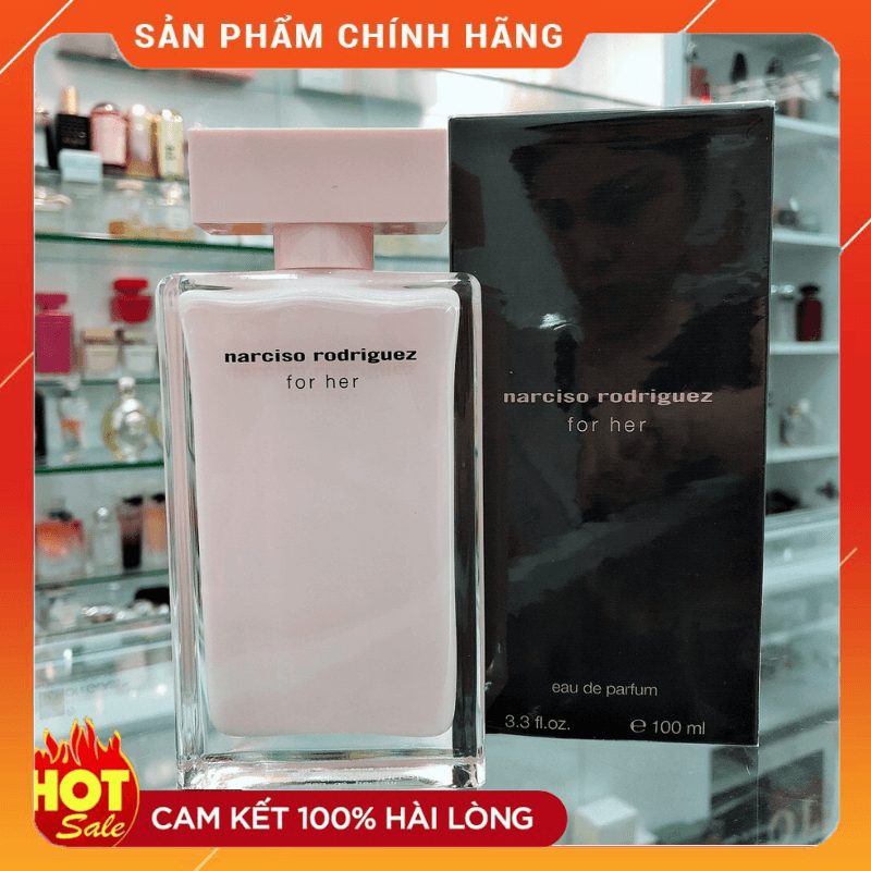Nước Hoa Narciso for her Nước Hoa Nữ Thơm Lâu Narciso for her EDT 100ml Nước Hoa Cao Cấp Mùi Thơm Quyến Rũ