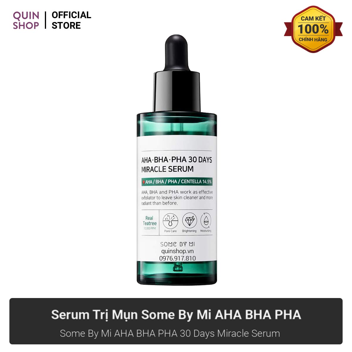 Serum Ngừa Mụn Some By Mi AHA – BHA – PHA 30 Days Miracle Serum