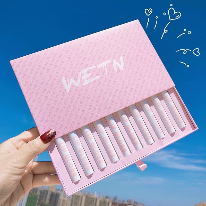 Combo 5 set son WETN Lipgloss 10 cây - CAVALI - Son kem lì lâu trôi màu đẹp chất son mịn không khô môi