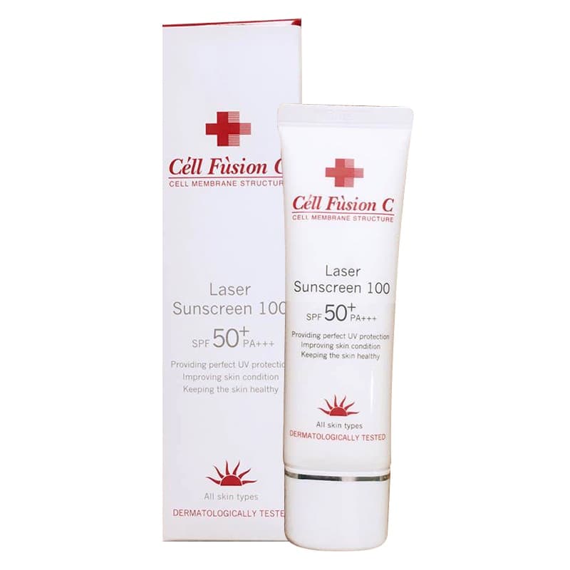 [HCM]Kem Chống Nắng Laser Sunscreen 100 Cell Fusion C SPF 50+ PA+++(50ML)