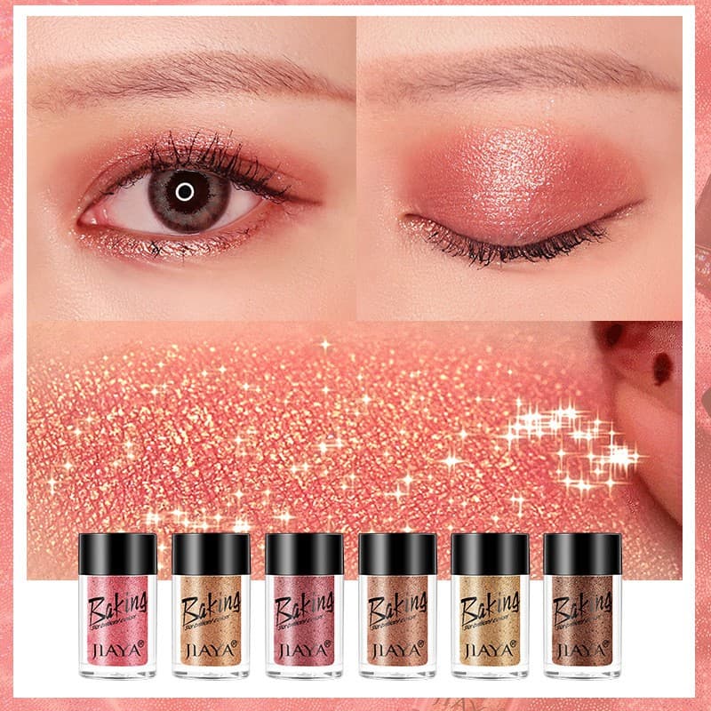 [TẶNG KEM DƯỠNG TAY] Nhũ mắt bắt sáng Jiaya - CAVALI - 6 tone màu nhũ lì kháng nước