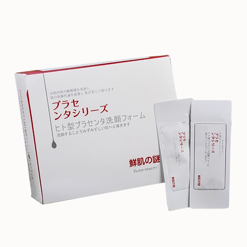 [HCM]Mặt nạ ủ trắng da mặt nhau thai Rwine Beauty Placenta Face Cleanser Hộp 50 Gói